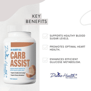 Dr. Colbert, MD | by Divine Health | Carb Assist Berberine | Alpha Lipoic Acid | Chromium | 60 Capsules