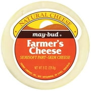 May-Bud Farmer's Semisoft Part-Skim Cheese, 8 oz