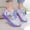 O-Violet, variante sur Rinsvye Espadrilles pour Enfants Quatre Saisons Chaussures à Enfiler pour Petites Filles Semelle Épaisse Antidérapante Légère en Maille Respirante Confortable à Lacets avec Boucle Couleur Unie Style Décontracté
