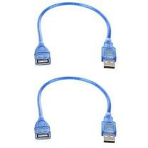 2X Short USB 2.0 A Female to Male Extension Cable