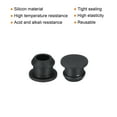 thumbnail image 2 of Uxcell Silicone Snap in Locking Hole Plugs For Kitchen Bulkheads Waterproof Sealing Plugs Black 10mm 30, 2 of 7