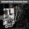 thumbnail image 2 of 3Uds Plateado Coches Solenoide Válvula Protección Cubierta Tapa Recambio Unique Bargains pernos de la tapa de la válvula del motor automotriz, 2 of 6