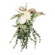 thumbnail image 2 of Guirnalda floral artificial en forma de lágrima para decoración del hogar, colgante. Blanco, 2 of 9