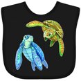 thumbnail image 3 of Inktastic Sea Turtles Swimming Together Boys or Girls Baby Bib, 3 of 4
