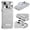 Siver, variant on Case For Apple iPhone 16 Pro 6.3-inch, Compatible with MagSafe Water Ripple Electroplated Frame ShockProof Protective Car Mounted Magnetic Case,Gold,For iPhone 16 Pro