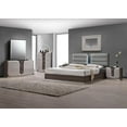 thumbnail image 4 of Milan Edinburgh 59.1" 6-drawer Contemporary Wood Dresser in Silver, 4 of 4