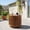 Walnut, variant on Round Wooden Side Table with Hidden Storage - Boho Accent Table