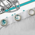 thumbnail image 4 of jejeloiu Boys Ball Game Black Out Curtains,Rugby Sport Curtains Pack of 2 (42x63 Each),White Football Helmet Bedroom Curtains For Boys Kids,Microfiber Bedroom Decor, 4 of 6