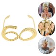 thumbnail image 4 of MOVTOTOP Golden Birthday Party Glasses for Adults with Durable ABS Material and Rhinestone Design 7.5 Inch, 4 of 7