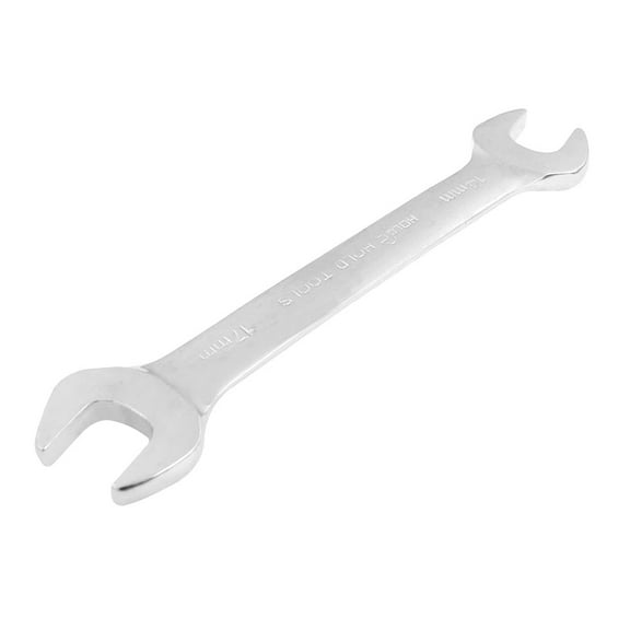 Unique Bargains 14/17mm Chrome-vanadium Steel Double Open End Spanner for Gas Regulator