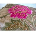 thumbnail image 3 of Euro Pillow, Decorative Brown European Pillow Shams 26x26 inch (65x65 cm), Velvet Euro Pillow Cases, Nature & Floral, Applique, Modern European Shams - Applique Blossom, 3 of 3