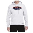 thumbnail image 2 of Red Blue and Black Ford Logo | Mens Cars and Trucks Hooded Sweatshirt Graphic Hoodie, White, 3XL, 2 of 3