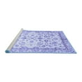 thumbnail image 2 of Ahgly Company Machine Washable Indoor Rectangle Oriental Blue Traditional Area Rugs, 5' x 8', 2 of 4