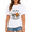 White-170, variant on Women's Cute Ghost Halloween Graphic T-Shirt, Summer Fall Casual Short Sleeve Tee