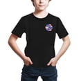 thumbnail image 2 of Toddler Boy Shirts Girls Spring Summer Casual Short Sleeved T Shirt Independence Day Letters Printed Round Neck Comfortable Tops,Size 5 Years-6 Years, 2 of 4