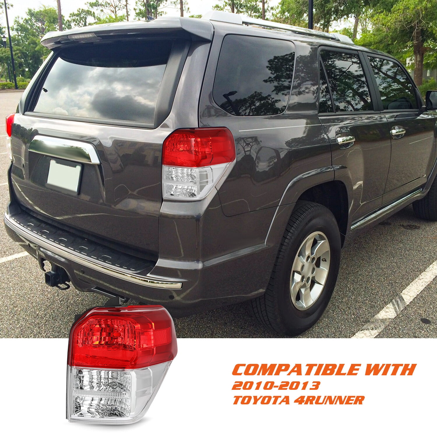 Tail Light For 2010-2013 Toyota 4Runner Limited SR5 Outer Lamp