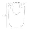 thumbnail image 2 of Set of 6 Printed Baby Bibs, Absorbent And Breathable Drool Cloths, 2 of 3
