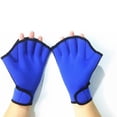 thumbnail image 4 of Naiovety Guantes de natación hechos de neopreno resistentes a los arañazos y al desgarro para guantes duraderos medio dedo Deportes acuáticos, 4 of 6