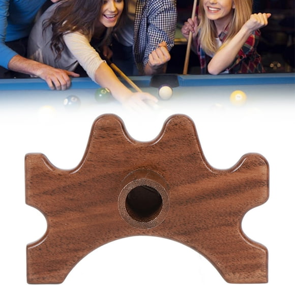 Tête de Pont en Bois de Billard, Tête de Pont en Bois de Noyer Billards Accessoires de Bâton Ponts et Têtes de Pont pour Jeu de Table Billard et Piscine