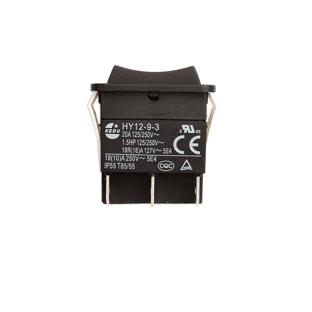 1pcs HY12-9-3 6Pins Industrial Electric Rocker Switch 125V Push Button Switches