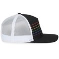 thumbnail image 3 of Outdoor Cap OC503M Moisture Wicking Polyester Front Panels-Black/Prism, 3 of 8