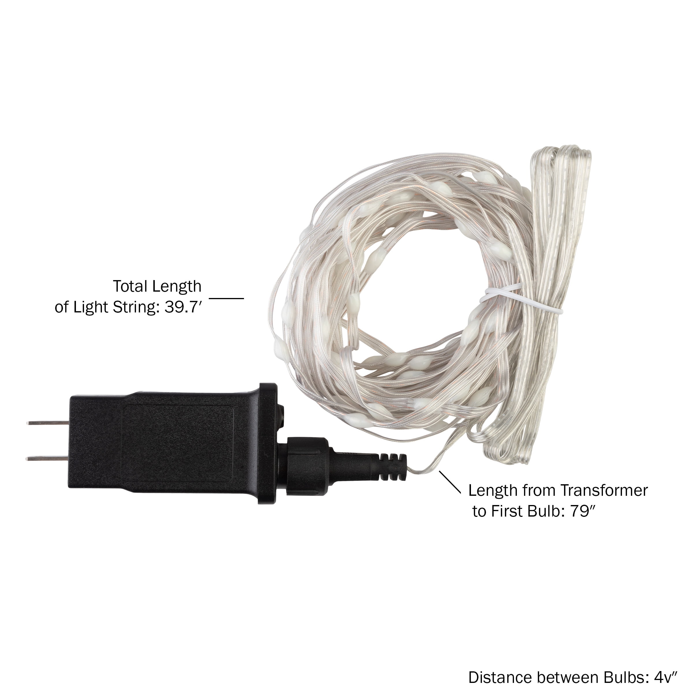 Pure Garden 40ft 100 LED Color Changing Outdoor Rope Lights with Remote