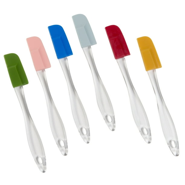 Evelots Mini Kitchen Silicone Spatulas, Baking Cooking Mixing Set Of