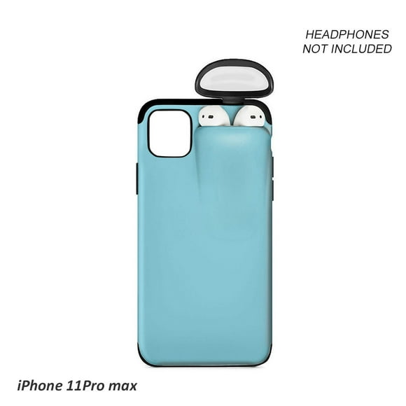 Reemplazo de la caja del soporte del auricular de la cubierta protectora de los auriculares inalámbricos del teléfono para el iPhone 11Pro max Eigraketly EL4374-50B