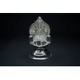 thumbnail image 2 of Pure Silver Gajalakshmi Diya 62 gram, Kamakshi Lakshmi Deepam Amman Vilakku Lamp For Pooja, Silver diya Pooja Items, 2 of 4