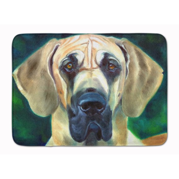Carolines Treasures 7444RUG Great Dane Lookin at you Machine Washable Memory Foam Mat 19 X 27" multicolor