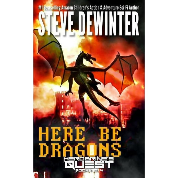 Herobrine's Quest Here Be Dragons, Book 4, (Paperback)