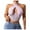Purple, variant on Summer Lace Patchwork Women's Tie Backless Crop Top Plus Size Tops Flowy Boho Blouse Casual Fashion Tee