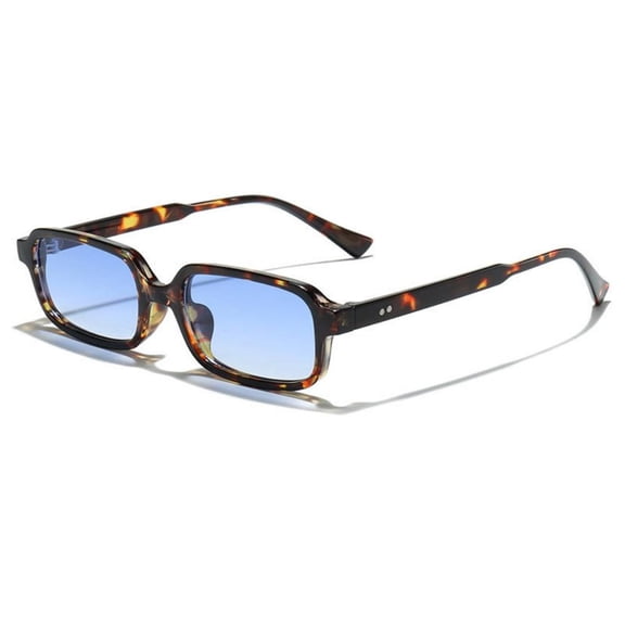 Fashion Rectangle Sunglasses Men Women Small Square Frame Glasses Trendy Eyewear Sunshade Beach Sun Glasses Car Goggles