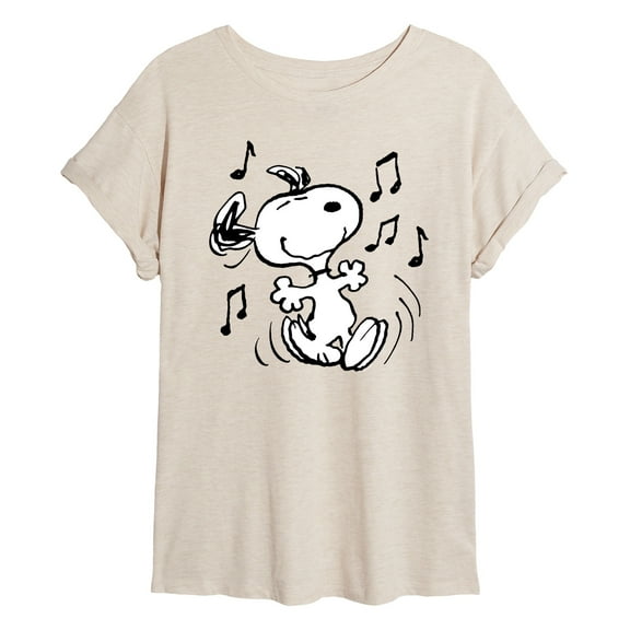 Peanuts - Snoopy Dancing - Women's Oversized T-Shirt