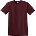 thumbnail image 3 of Social Distancing Please Back 6 Feet T-Shirt Print on Back Maroon (L), 3 of 4