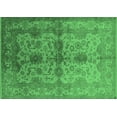 thumbnail image 1 of Ahgly Company Indoor Rectangle Oriental Emerald Green Industrial Area Rugs, 6' x 9', 1 of 4