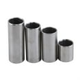 thumbnail image 1 of 4Pcs Guitar Slide Set, Stainless Steel Cylinder Tube Electric Guitar Slide Tone Bar Accessory Lap Steel Guitar Short Guitar Slide, 1 of 5