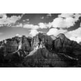 thumbnail image 3 of Marshall, Laura 14x11 Black Modern Framed Museum Art Print Titled - Zion Canyon I, 3 of 5