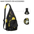 thumbnail image 2 of Astronomy Sling Backpack&nbsp;- Detailed Solar System Design Shoulder Bag, Compact Pack for Essential Carry & Daily Use, 2 of 4