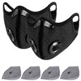 thumbnail image 1 of Filtres Réutilisables pour le Cyclisme en Extérieur Charbon Actif, 1 of 7