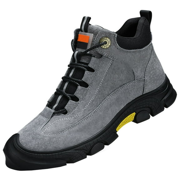 Safety Shoes Men's Work Shoes Lightweight Breathable Protective Shoes Steel Toe Cap Shoes Non-Slip Cushioning EU 37-46