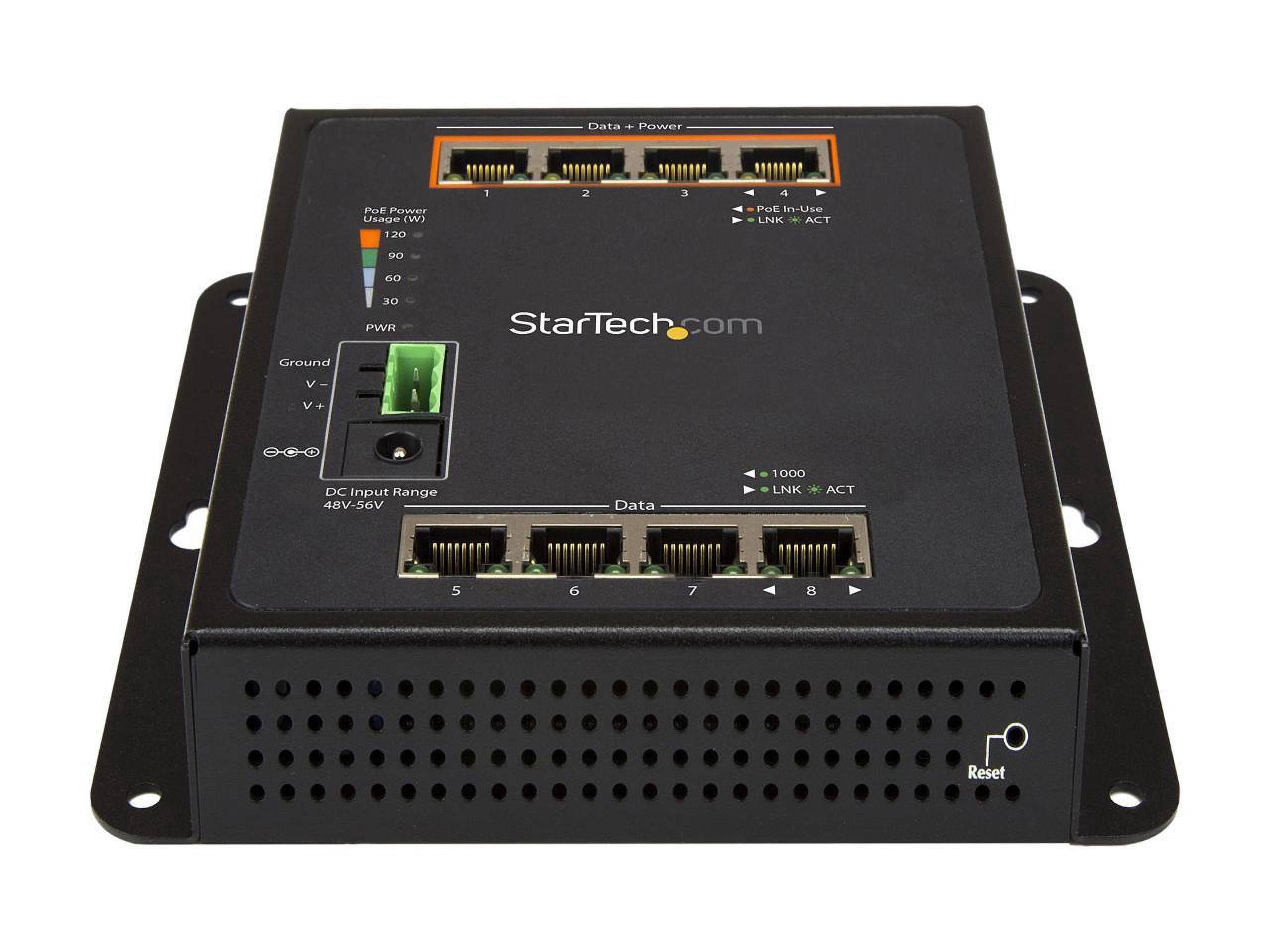 StarTech 8-Port (4 PoE+) Gigabit Ethernet Managed Switch
