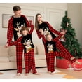 thumbnail image 2 of 2023 New Christmas Family Pajamas Set Mom Dad Kids Baby Matching Outfits Elk Print Cute Sleepwear Xmas Family Look Clothing Sets, 2 of 4