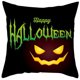 thumbnail image 4 of Juego de 4 almohadas de Halloween, fundas de almohada de Halloween de truco o trato, 18 x 18, almohadas de otoño de calabaza, funda de almohada de lino de algodón naranja y negro para decoraciones de Halloween en interiores oso de fresa Electrónica, 4 of 5