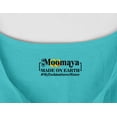 thumbnail image 6 of Moomaya Solid Long Kurti For Women Cotton Tunic 3/4 Sleeve Ethnic Formal Kurta w/ Pockets, 6 of 7