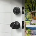 thumbnail image 4 of Black Entry Lock Set Door Knob & Deadbolt Keyed Alike KW1 Keyway (Set of 3). 18 Total Keys, Keyed Alike by Set, 4 of 9