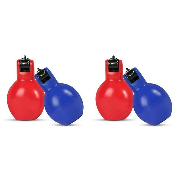 4 Pcs Whistle Loud Emergency Referee Whistle Hand Whistle for Referees,Sports Teachers,Dog Trainers,Trainer Accessories,4 x whistle,red & blue