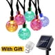 thumbnail image 1 of Cadena de luces de hadas alimentada por energía Solar, bola de cristal, fiesta de jardín, lámparas al aire libre, decoración impermeable para Navidad y boda, 50 led, 1 of 4