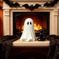 thumbnail image 6 of Tuvgenk Cute Ghost With Black Cat Resin Figurines Halloween Mini Decor Statues For Tabletop And Shelf Ornament, 6 of 7