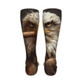 thumbnail image 6 of Pofeuu Funny Bald Eagle Print Stockings, Adult Running Hiking Socks for Youth and Adult-One Size, 6 of 8